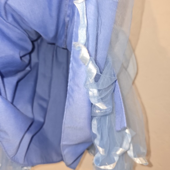 Lover Dovers 4T/5T Blue Ruffle tutu ribbon Cinderella dress costume dress up - Picture 8 of 10